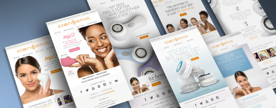 O’Berry Collaborative managed the Clarisonic email marketing program for more than 8 years. We developed 1,000+ emails, and helped grow their email subscribers to more than half a million.